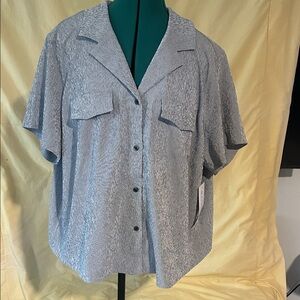 Athleta Gray Button Down Shirt for Women